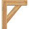 Ekena Millwork Traditional Block Rough Sawn Bracket w/ Offset Brace, Western Red Cedar, 8"W x 30"D x 34"H BKT0806X30X34TRA05RWR - alternate 3
